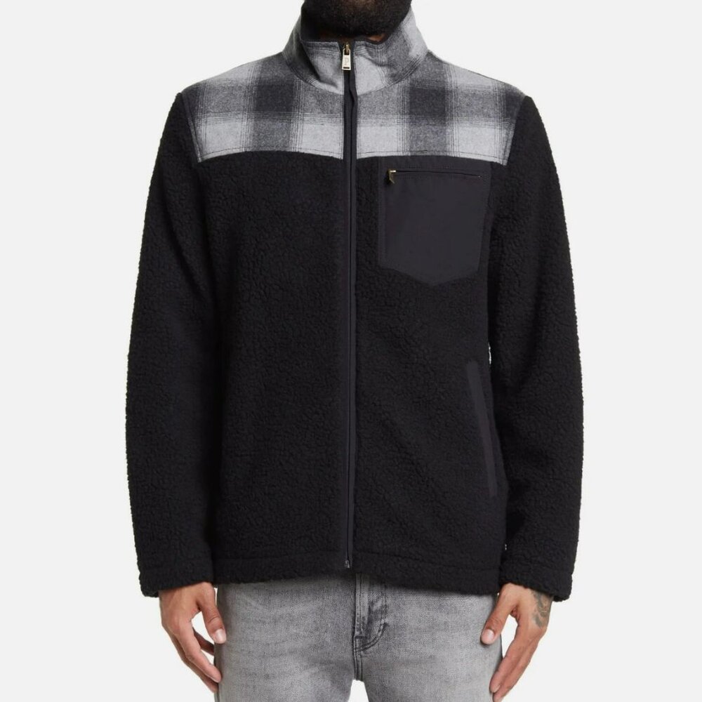 PENDLETON Livingston Faux Shearling Fleece Zip Jacket
